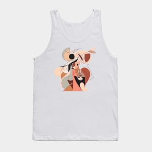 Picasso Style Mother and Toys Tank Top